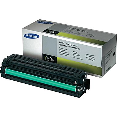 SAMSUNG CLT-Y504S/XAA SAMSUNG ORIGINAL YELLOW Toner Cartridge for Models Click Her